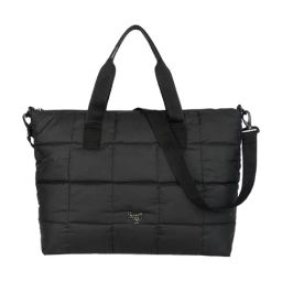 Baggit Black Quilted Large Cross Body Bag-image-60