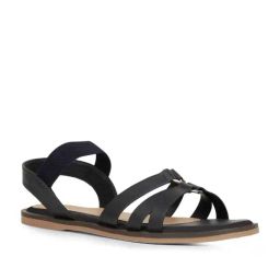 Bata Women's Black Ankle Strap Sandals-image-92