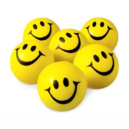 HackerX 6-Pcs Printed Round Stress Reliever Squeez Balls image 2