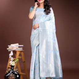 Astita Woven Design Zari Saree-23