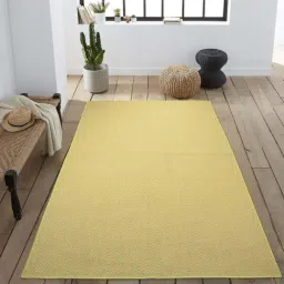 Saral Home Modern Gold Cotton Carpet - Set of 1-image-18