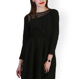 Belle Fille Black Lace Dress-image-93