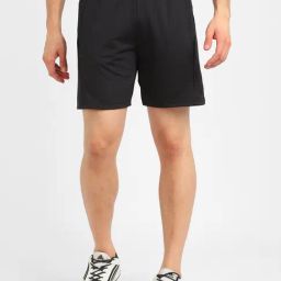 adidas Black Regular Fit Shorts-image-100