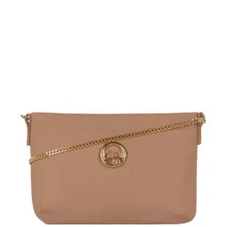 Baggit Beige Solid Small Sling Handbag-image-45