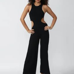 Forever 21 Black Jumpsuit-image-41