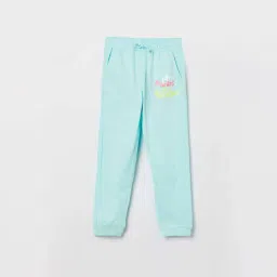 Fame Forever By Lifestyle Blue Cotton Regular Fit Printed Trackpants-picture-37