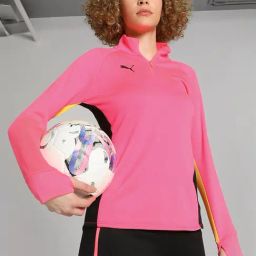 Puma Pink Color-Block Sports Jacket-image-21