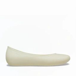 Crocs Women's Brooklyn Off White Flat Ballets-picture-4