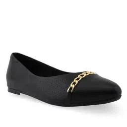 Rocia Women Workwear Black Shoe Slip-On-image-76