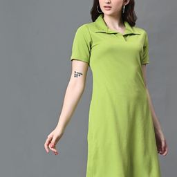 Dreambe Women Polo Collar Pockets T-shirt-image-22