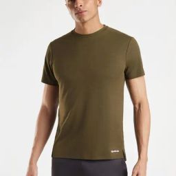 Reebok Green Regular Fit Sport T-Shirt-image-31