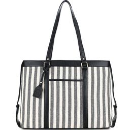 K London Women Striped Structured Shoulder Bag-10