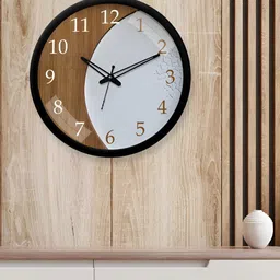 Aura Multicoloured & Multicoloured Printed Contemporary Wall Clock image 5