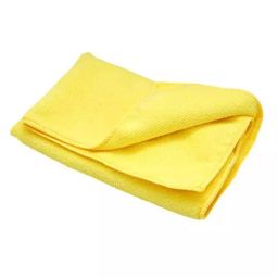 Unispun 40x40 cm 330 GSM Yellow Microfiber Cloth Pack of 24 Pcs-image-101