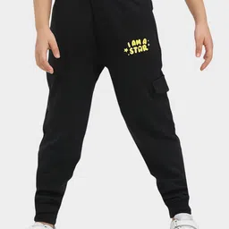 SuperBottoms Boys Printed Mid -Rise Joggers-image-9