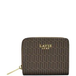 LAVIE LUXE Brown Casual Synthetic Leather Zip Around Wallet for Women-image-19