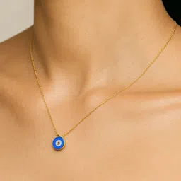 Tipsy closet Gold-Plated Evil Eye Necklace-picture-40