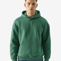 The Souled Store Green Loose Fit Hooded Sweatshirt-85
