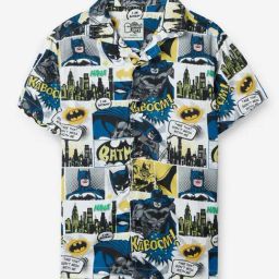 The Souled Store Kids Multi-Color Viscose Graphic Shirt-image-23