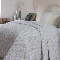 Maspar PBS Refined Retro Blue Cotton Blend Printed 210 TC Double Bedsheet - Set of 6-picture-28
