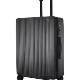 Carriall Grey 8 Spinner Wheels Medium Hard Checked Luggage - 65 cm-9