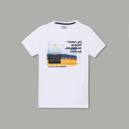 Fame Forever By Lifestyle White Cotton Regular Fit Printed T-Shirt-image-66