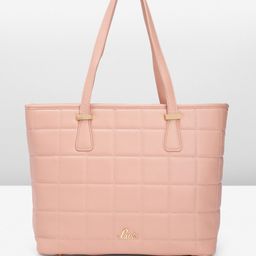 Lavie Geometric Textured Structured Shoulder Bag image 1
