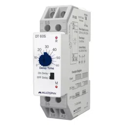Multispan DT-10S/30s/60S Din rail Display timer Range-60S for Industrial Use-45