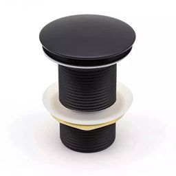 Aquieen 76.2 mm (3 Inch) Brass Black Matte Full Threaded Pop Up Waste Coupling Each of 1 Piece-image-96
