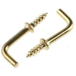 RS PRO Brass, Screw Hook, 20 mm, 13 mm Model No 3974960 (1 Bag of 10)-picture-12