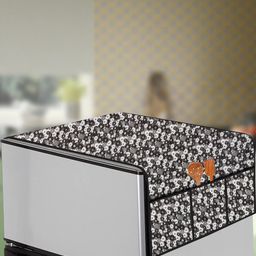 The Furnishing Tree White Plastic Refrigerator Cover-image-98