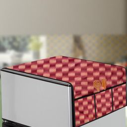 The Furnishing Tree Red Plastic Refrigerator Cover-picture-10