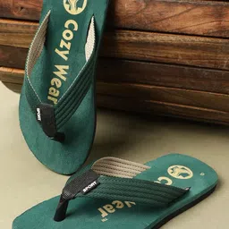 Cozy Wear Men Black Flip Flops-picture-35