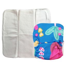 Kindermum Random Jungle Lite Cloth Diaper With Quick Dry Organic Cotton Insert -Multicolor-20