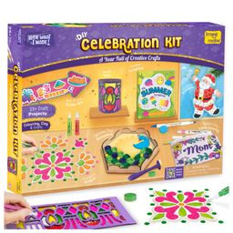 Imagi Make DIY Craft Color and Clay Celebration Kit - Multicolor-17