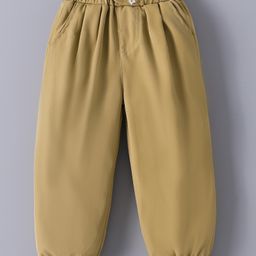 Mark & Mia Full Length Pants Bow Embroidery - Khaki-image-66