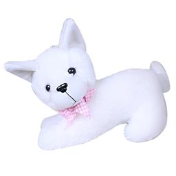 Tickles Cat Soft Stuffed Animal Plush Toy For Kids Boys & Girls Birthday Gift (Color: White Size: 28 cm)-8