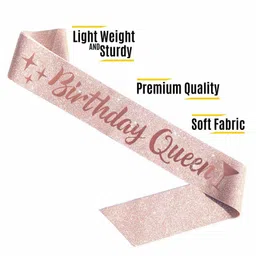 Baby Miniature Birthday Queen Sash Pink - 80 cm-picture-42