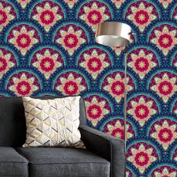 ArtzFolio Printed UV-Resistant Anti-Bacterial Colorful PatternPeel & Stick Wallpaper-image-87