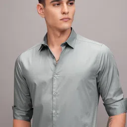 HIGHLANDER Men Slim Fit Opaque Casual Shirt-picture-45