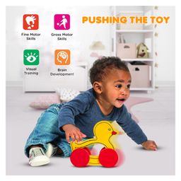 I PLAY Wooden Duck Push and Pull Toy - Set of 2 image 5