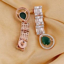 Saraf RS Jewellery American Diamond studded Earrings-image-43