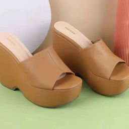 Mochi Women's Tan Casual Wedges-image-48