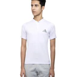 Adidas Boys B HEAT RDY Purple Tint Sports Polo T-Shirt-image-70