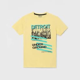 Fame Forever By Lifestyle Yellow Cotton Regular Fit Printed T-Shirt-image-71