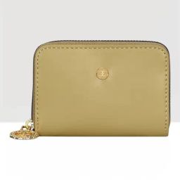 Esbeda Beige Solid Small Card Holder-33