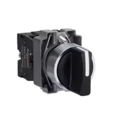 Schneider Electric Selector Switch Standard Handle Type 2 Position Harmony XB2 22 mm Black, XB2BD45C-32