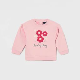 Juniors by Lifestyle Kids Pink Printed Regular Fit Sweatshirt-image-11
