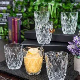 Goodhomes Transparent Drinking Glasses (260 ml) - Set of 6-image-40