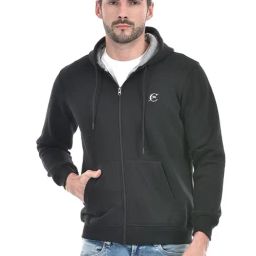Lawman Black Cotton Regular Fit Hooded Sweatshirts-picture-43
